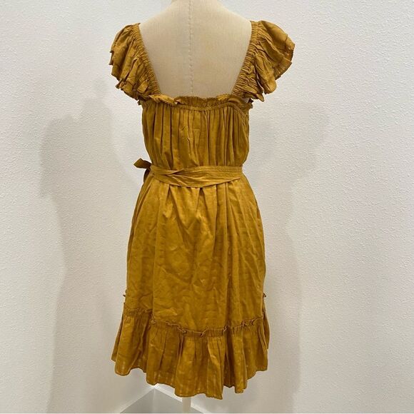 CLEOBELLA McKenzie Women's Mini Dress in Goldie Size Small - Picture 5 of 8